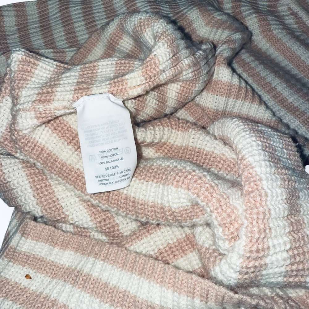 J. Crew Off-the-Shoulder Striped Sweater - Picture 5 of 6